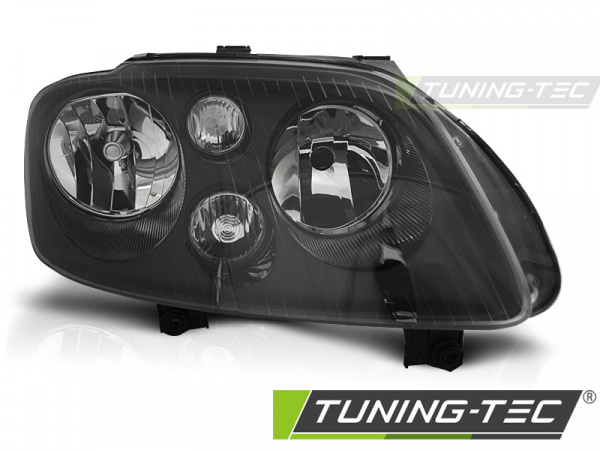 Upgrade Klarglas Scheinwerfer rechts für VW Touran 1T 03-06 schwarz
